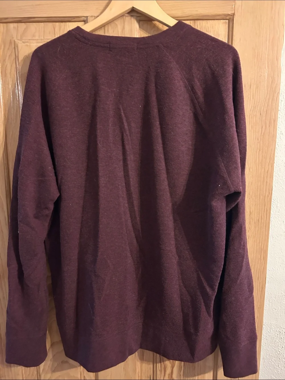 Banana Republic Men's Crewneck Sweater in Deep Burgundy